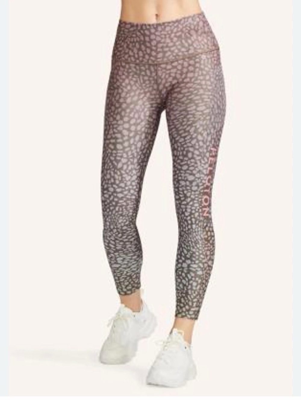 Peloton x With Performance Leopard Print High-Waist Nala Pocket Leggings Medium